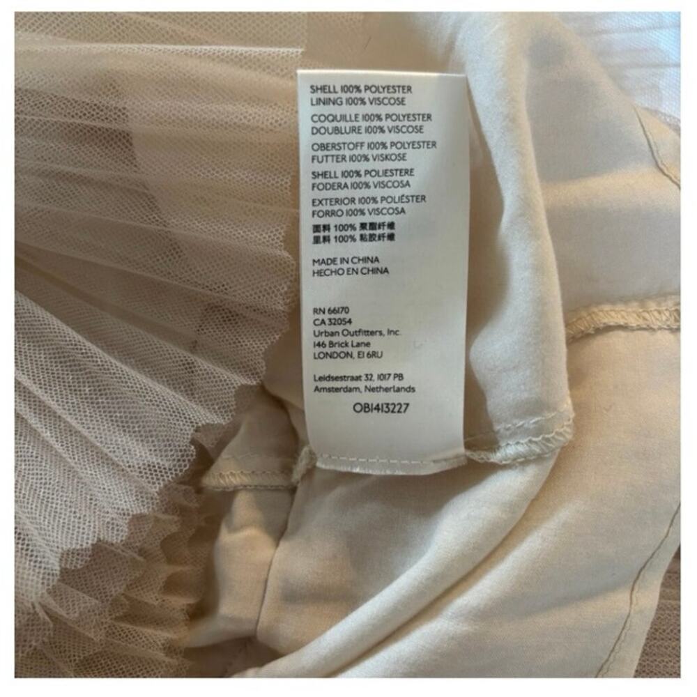 Maeve Anthropologie Maeve Strappy Tiered Tulle Mini Dress sz xl - Picture 5 of 6